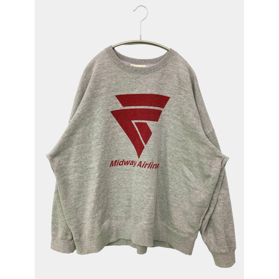 GOOD ROCK SPEED グッドロックスピード スウェット F グレー コットン 裏起毛 無地 前面プリント 長袖 レディース | GOOD ROCK SPEED