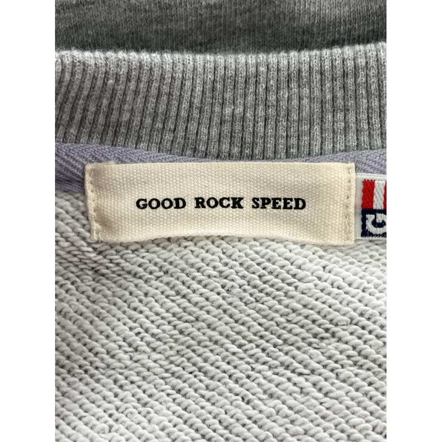 GOOD ROCK SPEED グッドロックスピード スウェット F グレー コットン 裏起毛 無地 前面プリント 長袖 レディース | GOOD ROCK SPEED | 02