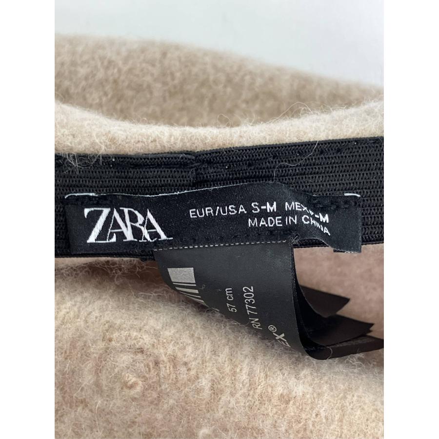 ZARA ザラ ハンチング/ベレー帽 S~M アイボリー ウール・ニット レディース | ZARA | 02