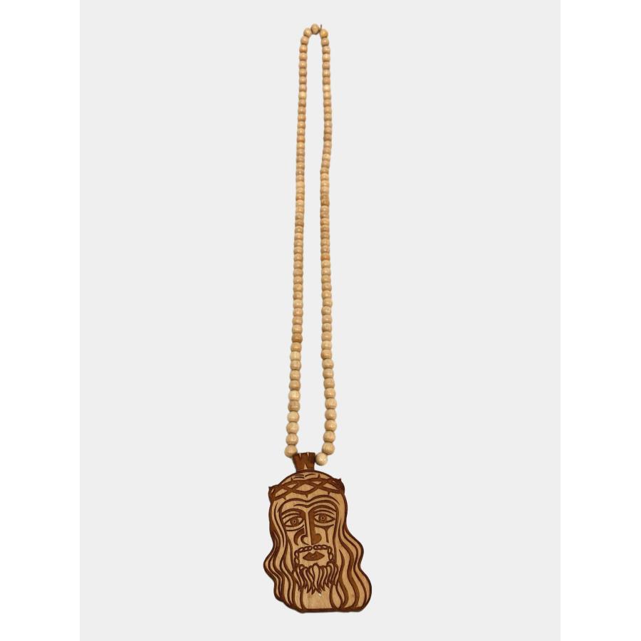 WOODLUM ネックレス ベージュ ウッド・ビーズ メンズ レディース | 