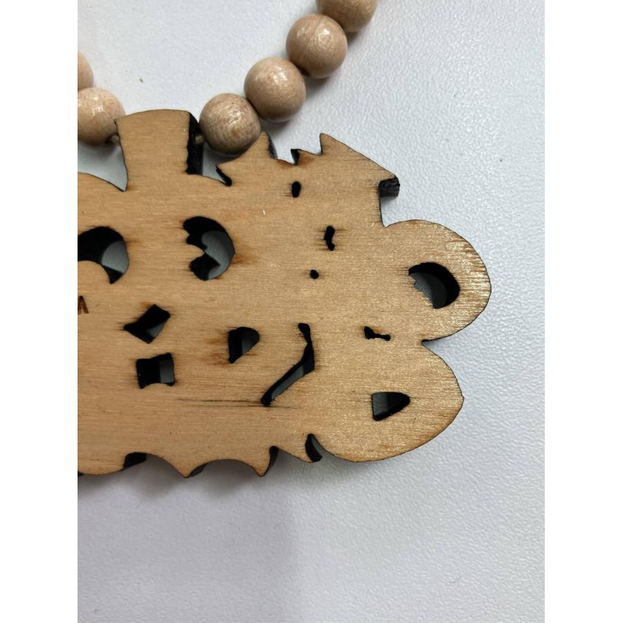 WOODLUM ネックレス ベージュ ウッド・ビーズ メンズ レディース |  | 04