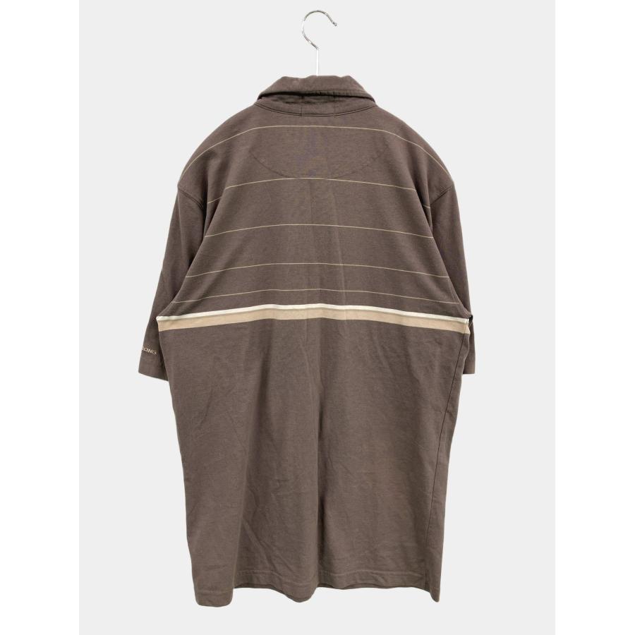 BILLABONG ビラボン ポロシャツ MEDIUM グレー 無地 ボーダー柄 ライン柄 半袖 メンズ | BILLABONG | 01