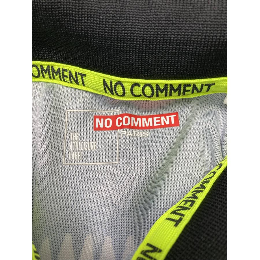 NO COMMENT ポロシャツ L ブラック バックプリント ワンポイント 半袖 メンズ レディース |  | 02