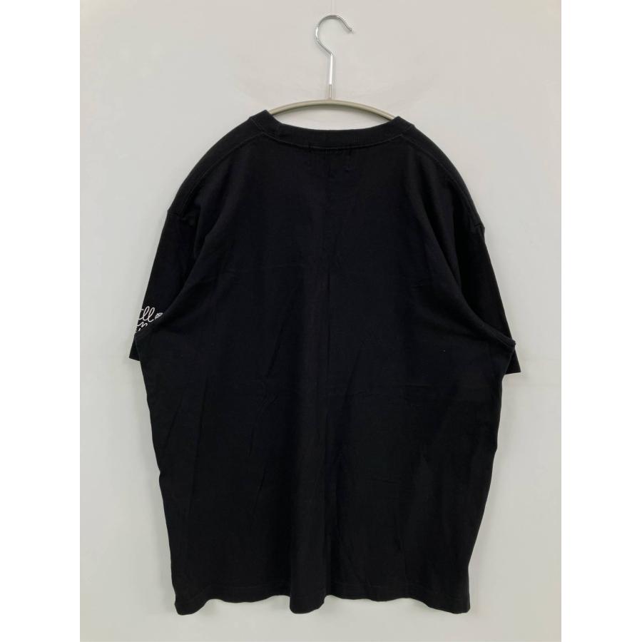 Html Tシャツ/カットソー L ブラック 前面プリント ブランドロゴ ワンポイント ミドル丈 半袖 クルーネック(丸首) メンズ レディース |  | 01