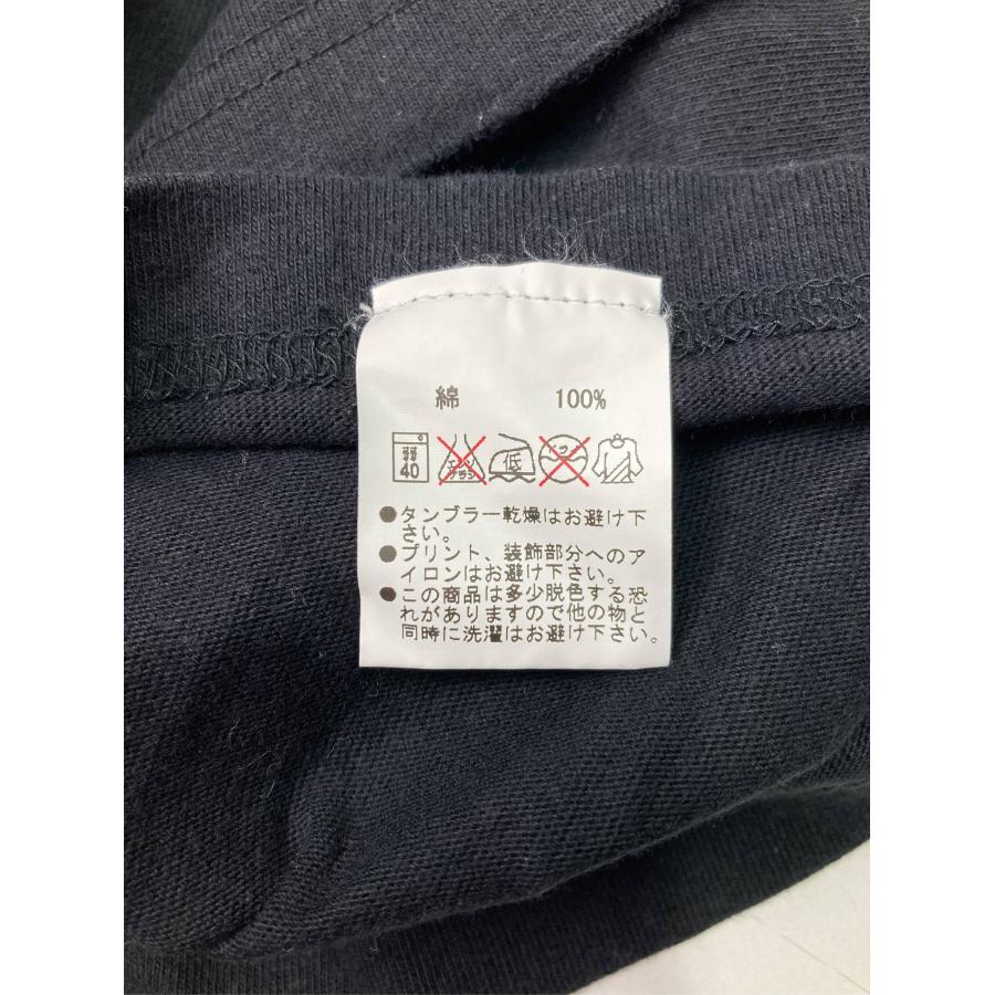 Html Tシャツ/カットソー L ブラック 前面プリント ブランドロゴ ワンポイント ミドル丈 半袖 クルーネック(丸首) メンズ レディース |  | 04