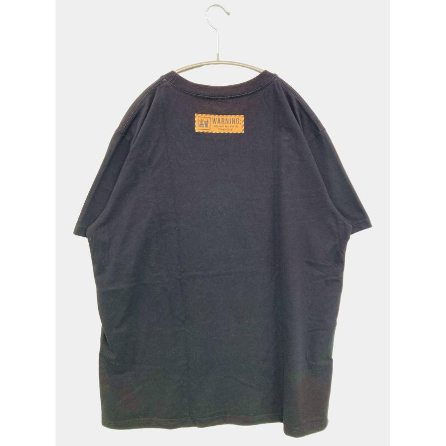 Half Baked Tシャツ/カットソー M ブラック 前面プリント バックプリント ブランドロゴ ミドル丈 半袖 クルーネック(丸首) メンズ |  | 01