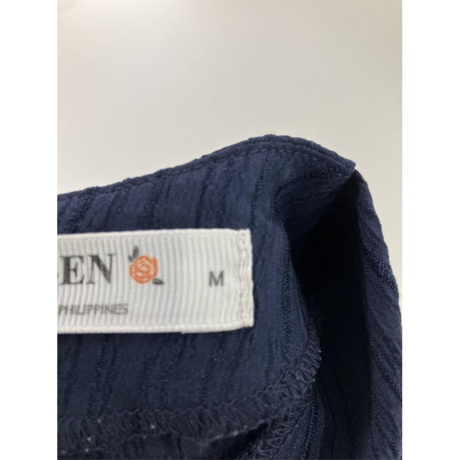 SO-EN ワンピース M ブラック ストライプ柄 半袖 ひざ丈 フレア レディース |  | 03