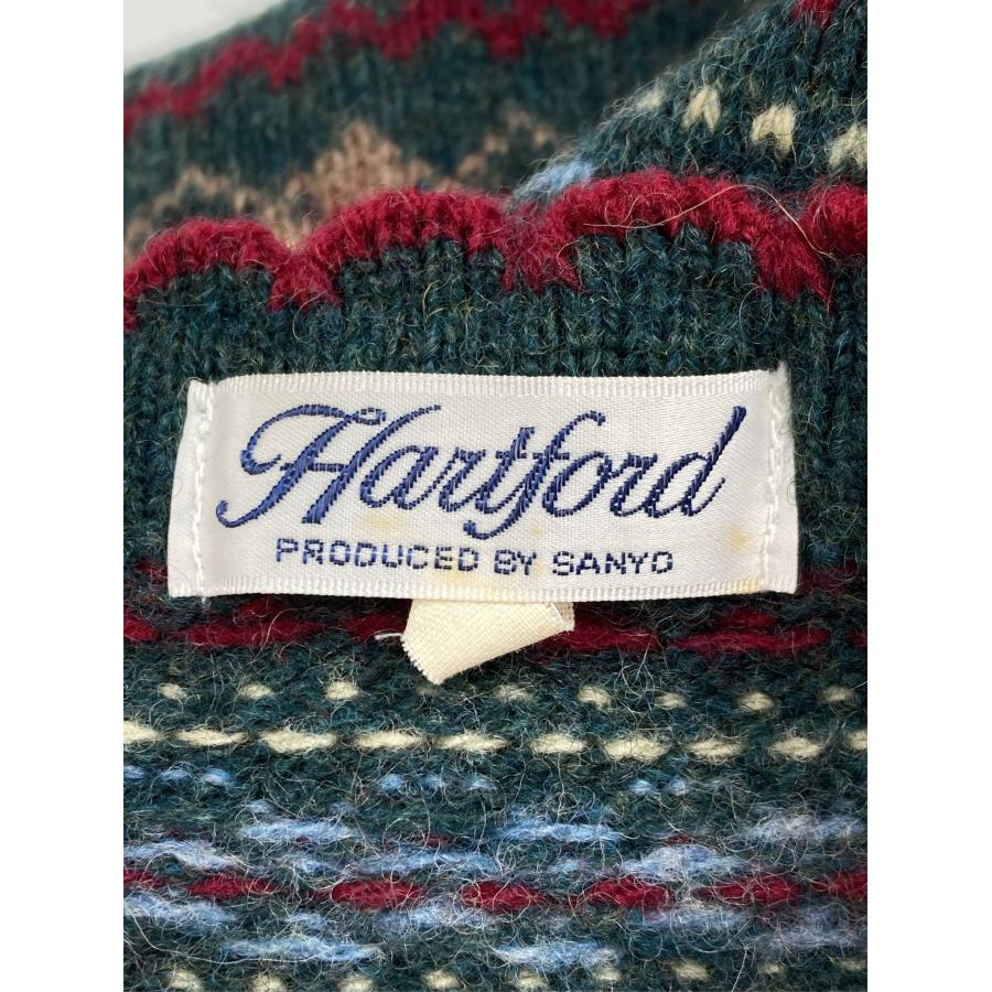 HARTFORD カーディガン/ボレロ M グリーン ニット ボーダー柄 ミドル丈 袖なし レディース |  | 02