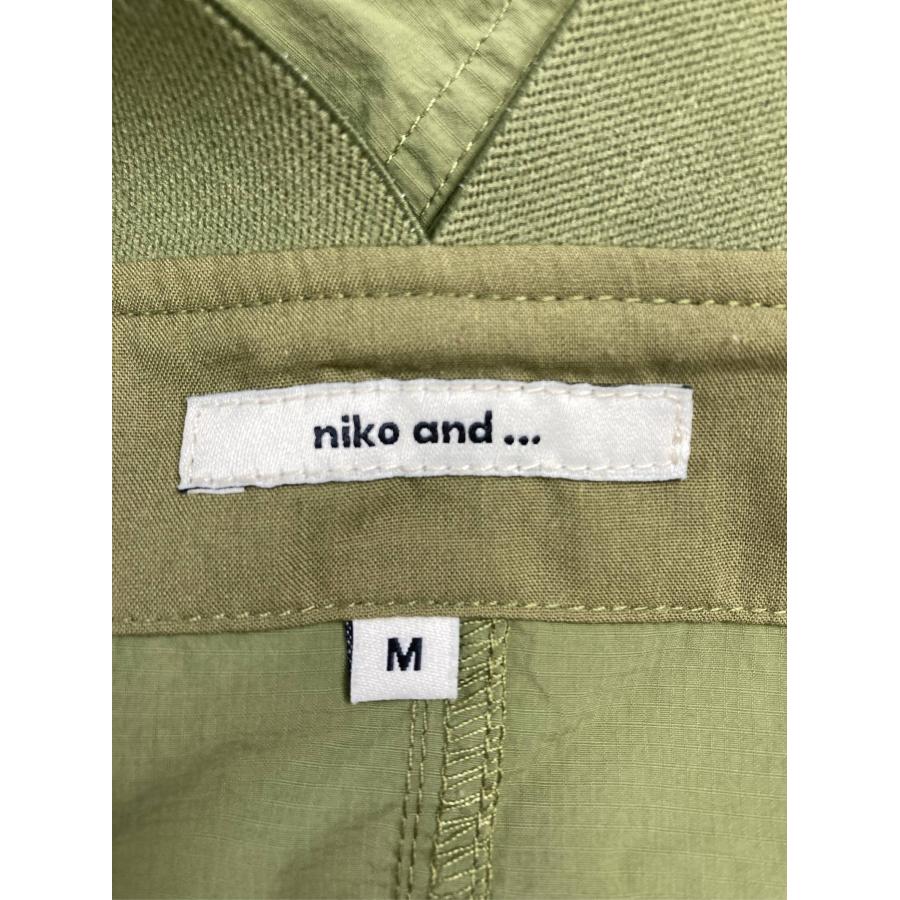 niko and ... ニコアンド ジャンパースカート M カーキ コットン ナイロン 無地 ロング・マキシ丈 台形 レディース |  | 02