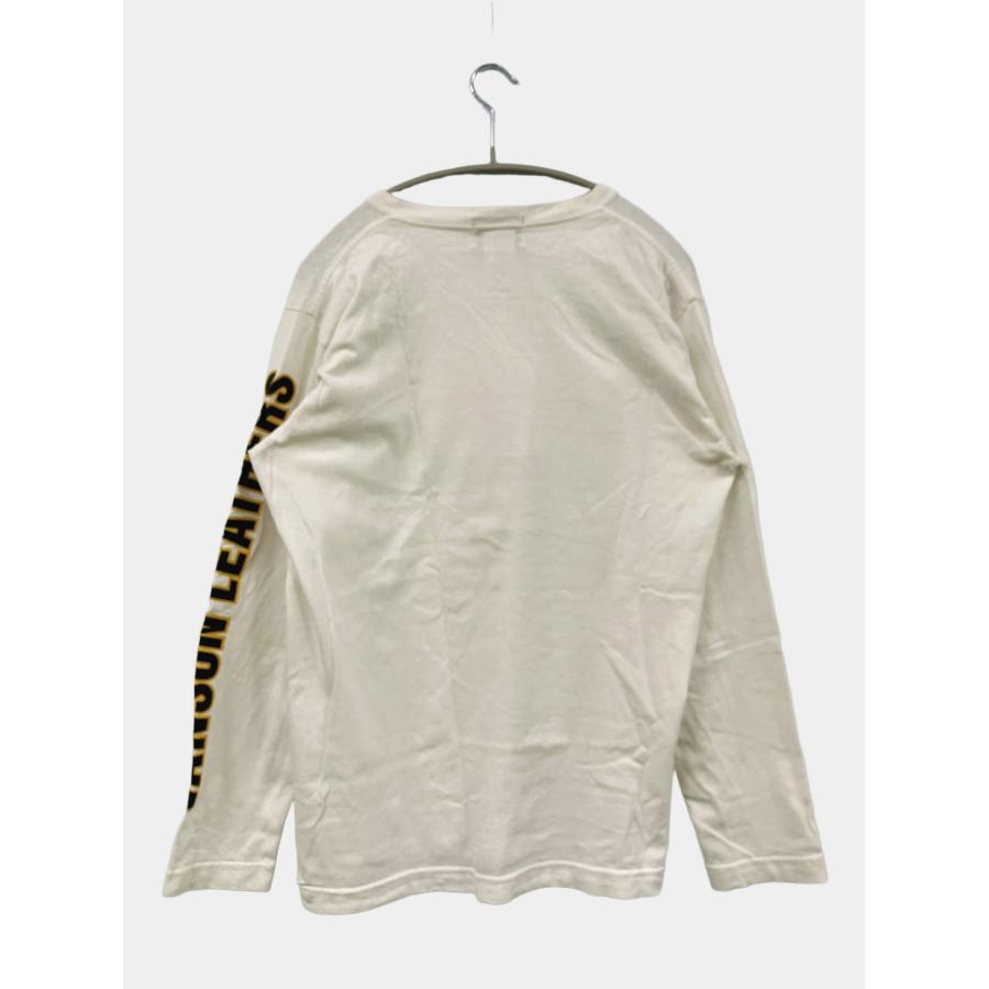 Vanson Tシャツ/カットソー MEDIUM ホワイト 前面プリント ミドル丈 長袖 クルーネック(丸首) メンズ |  | 01