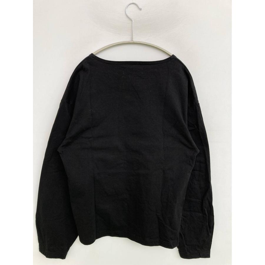 Parts Lab. Tシャツ/カットソー M ブラック 無地 ショート丈 長袖 クルーネック(丸首) レディース | Parts Lab. | 01
