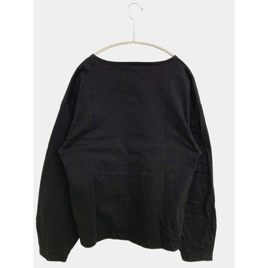 Parts Lab. Tシャツ/カットソー M ブラック 無地 ショート丈 長袖 クルーネック(丸首) レディース | Parts Lab. | 01