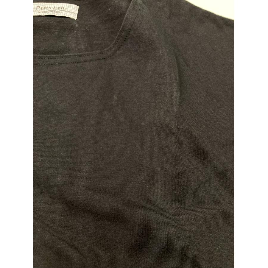 Parts Lab. Tシャツ/カットソー M ブラック 無地 ショート丈 長袖 クルーネック(丸首) レディース | Parts Lab. | 05