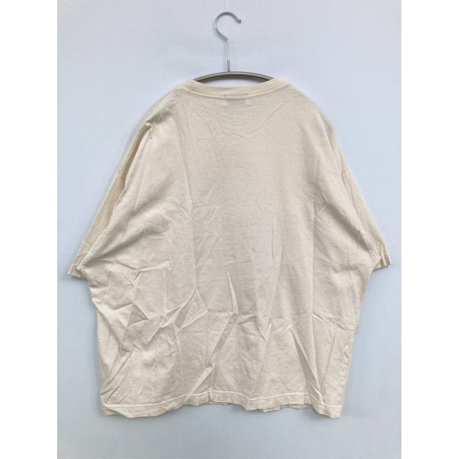 MONO-MART モノマート Tシャツ/カットソー F アイボリー 無地 前面プリント 半袖 ミドル丈 クルーネック(丸首) レディース | MONO-MART | 01
