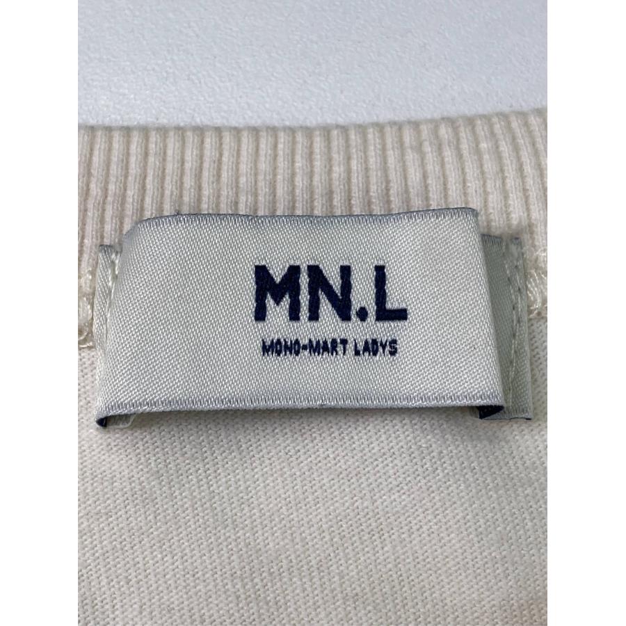 MONO-MART モノマート Tシャツ/カットソー F アイボリー 無地 前面プリント 半袖 ミドル丈 クルーネック(丸首) レディース | MONO-MART | 02