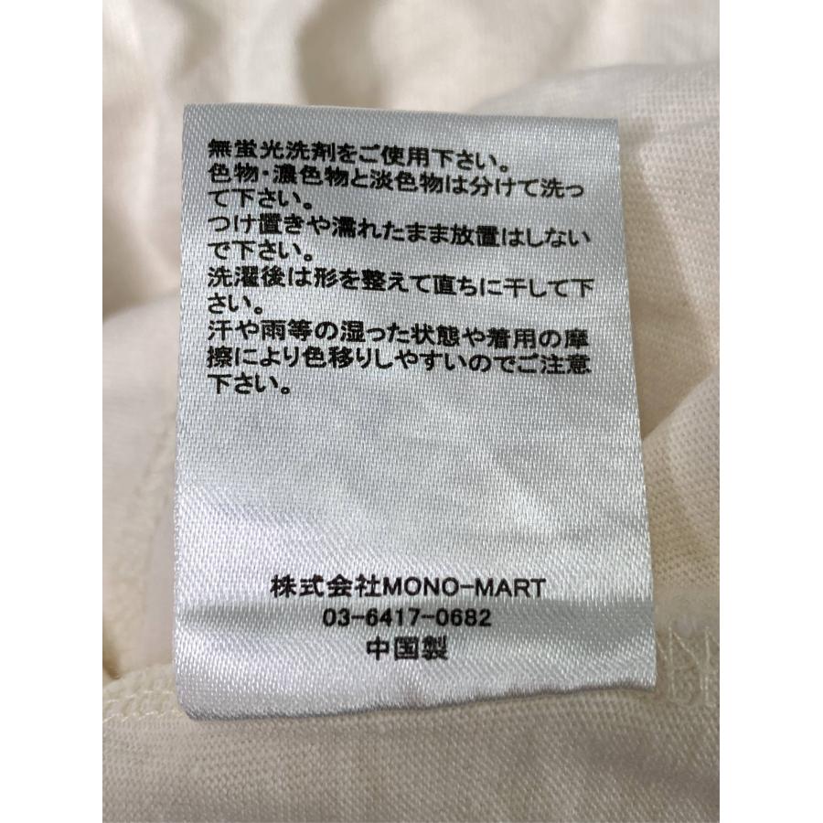 MONO-MART モノマート Tシャツ/カットソー F アイボリー 無地 前面プリント 半袖 ミドル丈 クルーネック(丸首) レディース | MONO-MART | 04