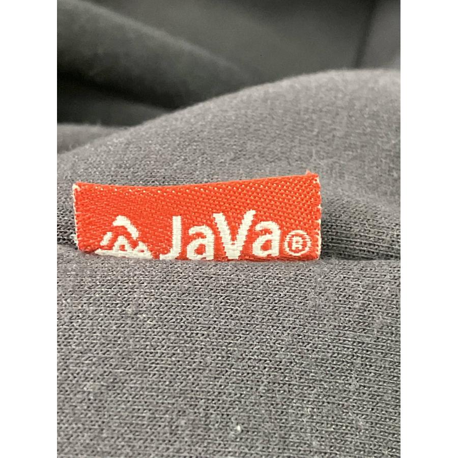 JaVa ジャバ Tシャツ/カットソー L ブラック 無地 ワンポイント ロング丈 半袖 メンズ レディース |  | 02