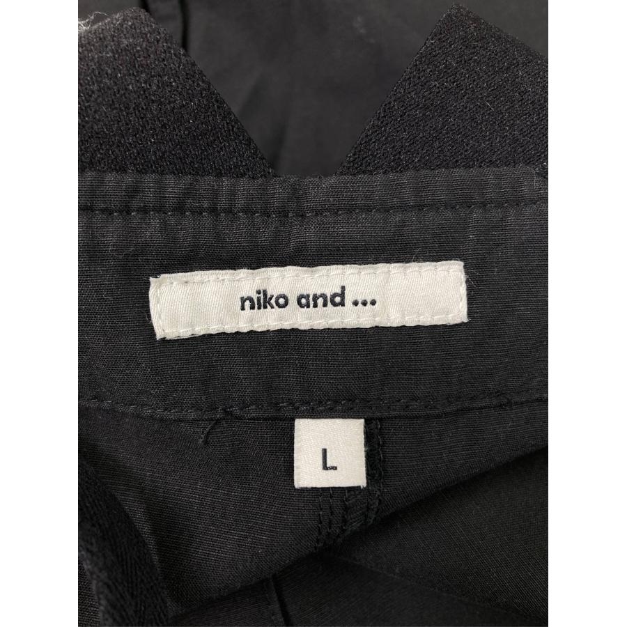 niko and ... ニコアンド ジャンパースカート L ブラック コットン 無地 ミモレ・半端丈 レディース |  | 02