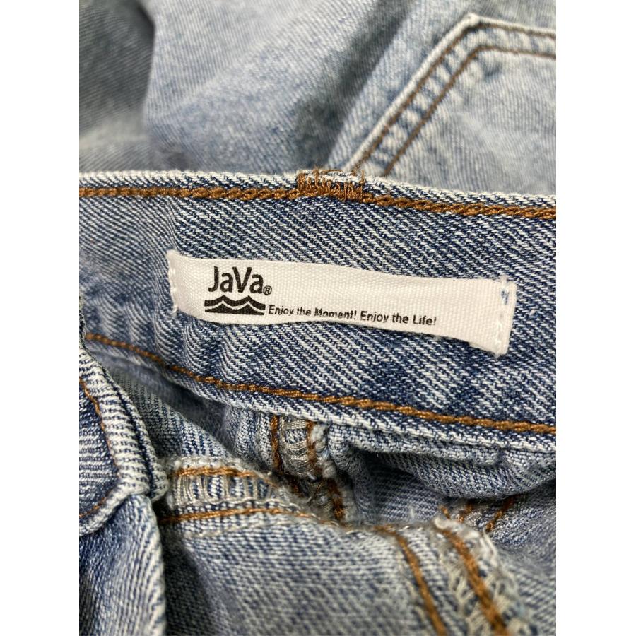 JaVa ジャバ デニムパンツ L ブルー フルレングス 無地 スタンダード ストレート レギュラー ヴィンテージ レディース |  | 02