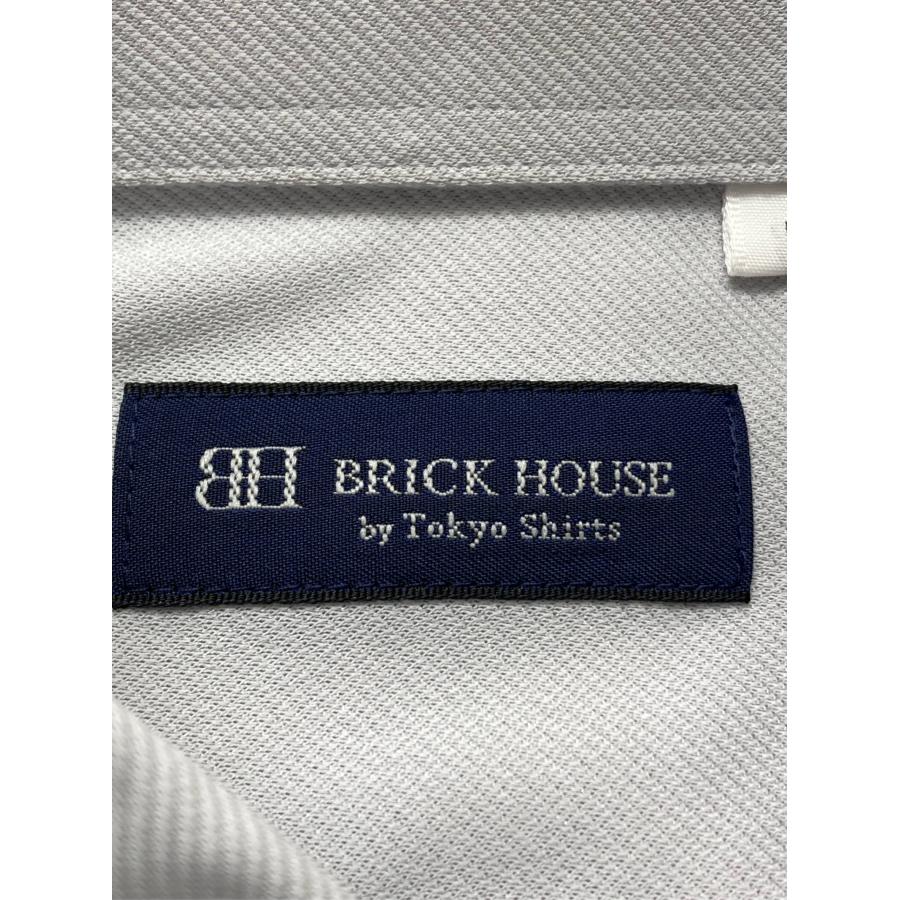 BRICK HOUSE ブリックハウス ビジネスシャツ L-82 グレー 無地 長袖 ボタンダウン メンズ |  | 02