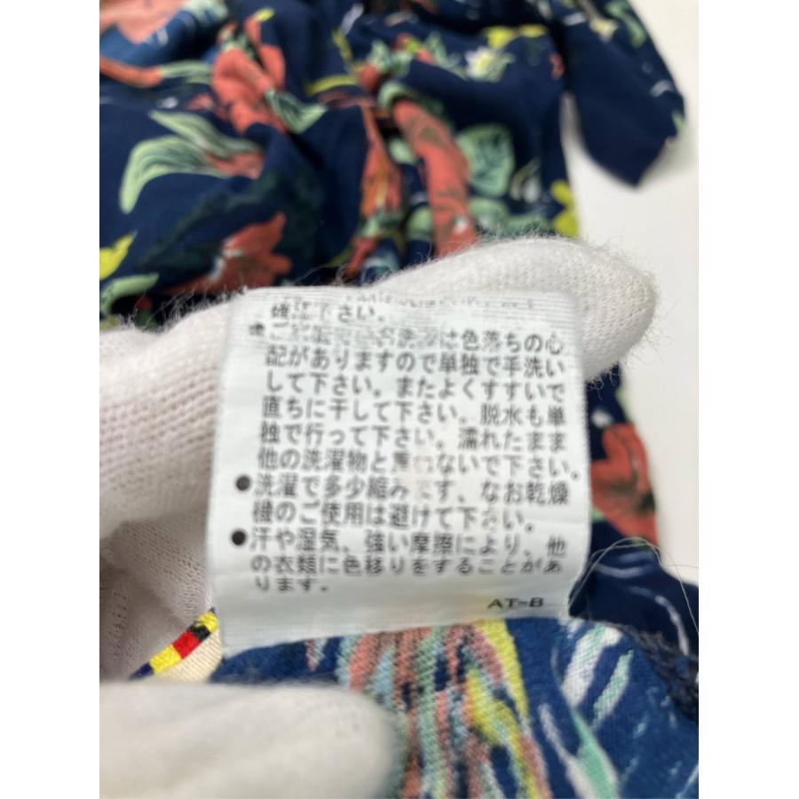 A.I.C ワンピース M ネイビー 花柄・ボタニカル柄 リボン 半袖 ロング・マキシ丈 タイト レディース | A.I.C | 07
