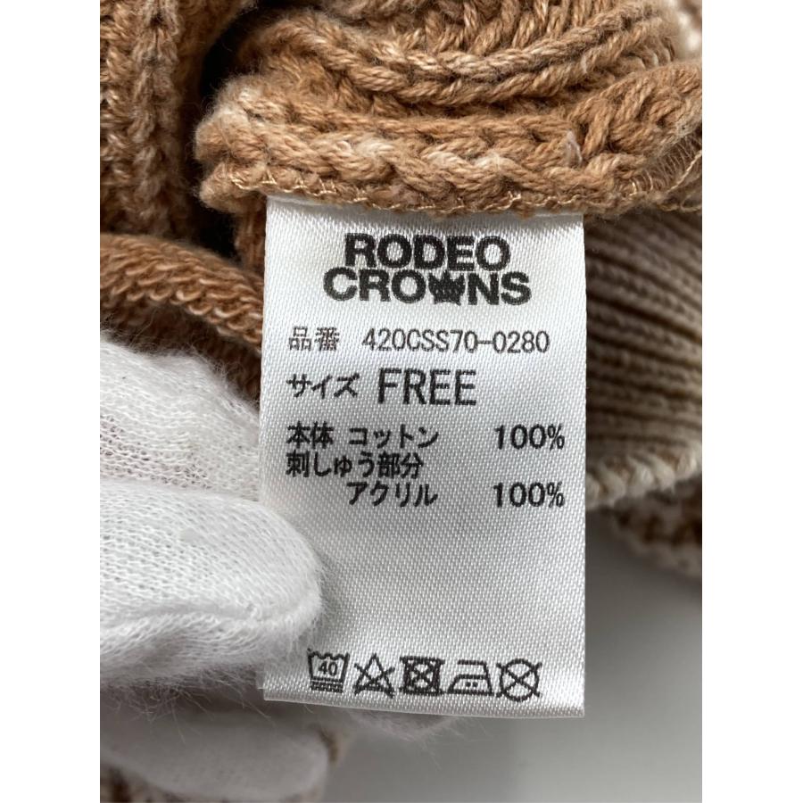 RODEO CROWNS ロデオクラウンズ ニット/セーター FREE ベージュ コットン ニット 無地 前面プリント ワンポイント レディース |  | 03