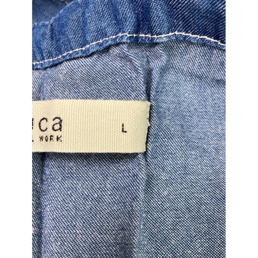 GLOBAL WORK グローバルワーク ジャンパースカート L ブルー デニム コットン 無地 ひざ丈 レディース | GLOBAL WORK | 03