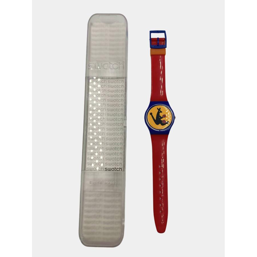 swatch アナログ腕時計 レッド メンズ レディース |  | 02