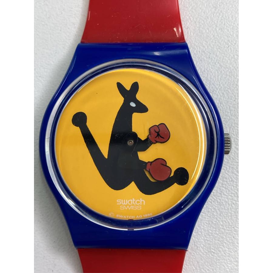 swatch アナログ腕時計 レッド メンズ レディース |  | 06