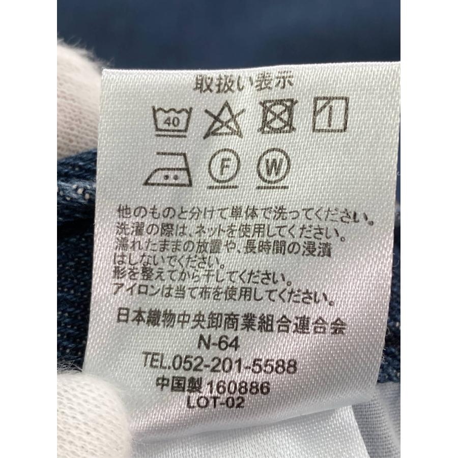 BONLECILL ボンルシール デニムパンツ M ブルー フルレングス 無地 ワンポイント ブランドロゴ スタンダード ストレート レディース | BONLECILL | 04