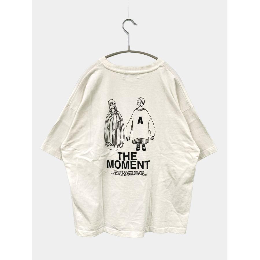 CIAOPANIC TYPY チャオパニックティピー Tシャツ/カットソー M ホワイト ワンポイント バックプリント ミドル丈 半袖 レディース | CIAOPANIC TYPY | 01