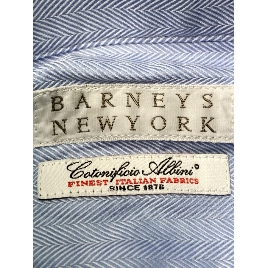 BARNEYS NEWYORK バーニーズニューヨーク ビジネスシャツ スカイブルー コットン その他総柄 長袖 レギュラーカラー メンズ | BARNEYS NEWYORK | 02