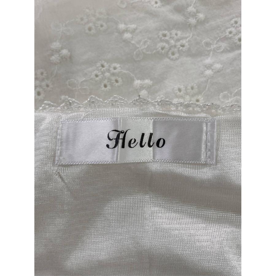 Hello キャミソール ホワイト レース カップなし レディース | Hello,I am MARC | 02