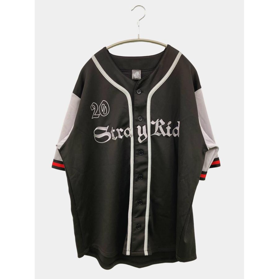 Dominate シャツ/ブラウス ブラック 無地 前面プリント バックプリント ライン柄 半袖 ミドル丈 ノーカラー メンズ | 
