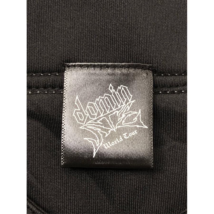 Dominate シャツ/ブラウス ブラック 無地 前面プリント バックプリント ライン柄 半袖 ミドル丈 ノーカラー メンズ |  | 02