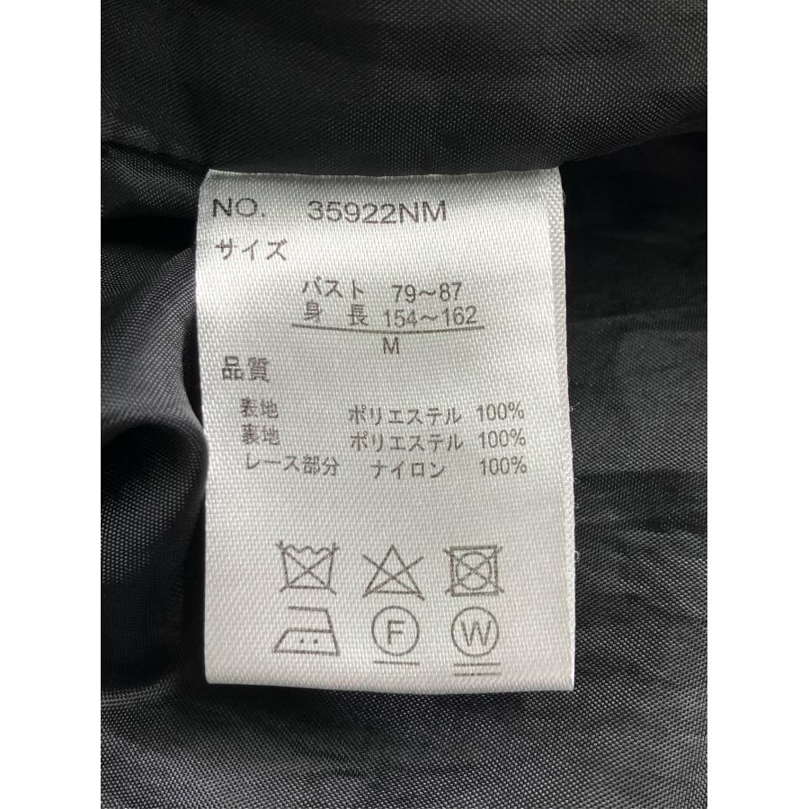 ジャンパースカート M ブラック 無地 レース フレア レディース |  | 02
