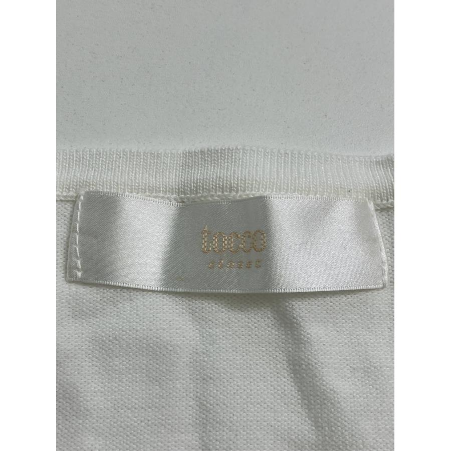 tocco closet カーディガン/ボレロ M ホワイト 無地 ビジュー ショート丈 長袖 レディース | tocco closet | 02