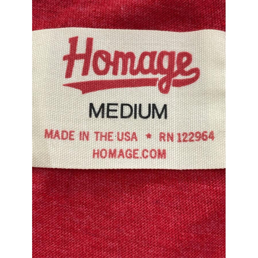 HOMAGE タンクトップ MEDIUM レッド 前面プリント カップなし メンズ | HOMAGE | 03