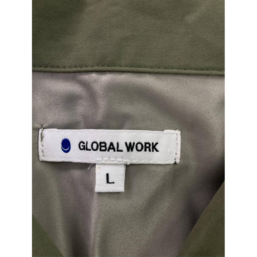 GLOBAL WORK グローバルワーク シャツ/ブラウス L カーキ 無地 ミドル丈 半袖 レギュラーカラー メンズ | GLOBAL WORK | 02