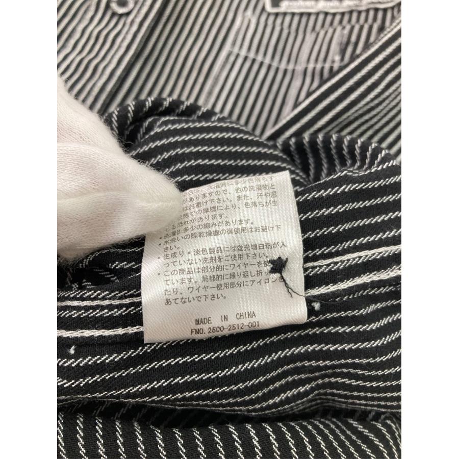 Von Dutch ヴォンダッチ シャツ/ブラウス L ブラック コットン ストライプ柄 ワンポイント ミドル丈 半袖 バックプリント メンズ |  | 05