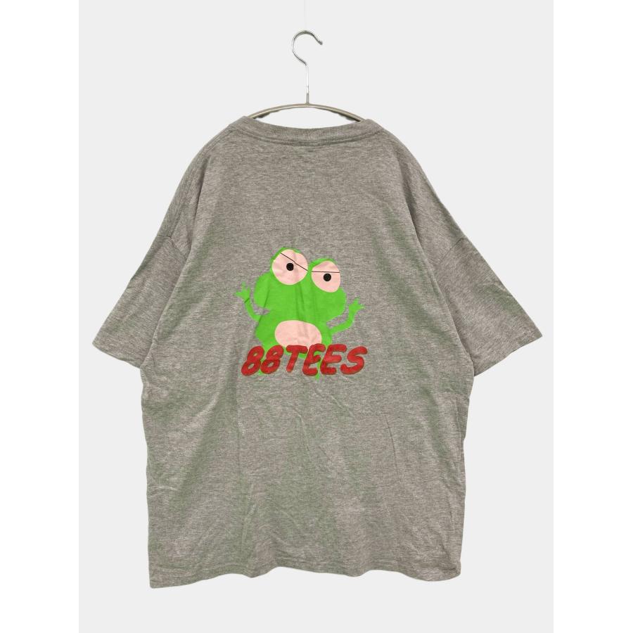 88tees Tシャツ/カットソー XL グレー 前面プリント バックプリント ミドル丈 半袖 クルーネック(丸首) メンズ |  | 01