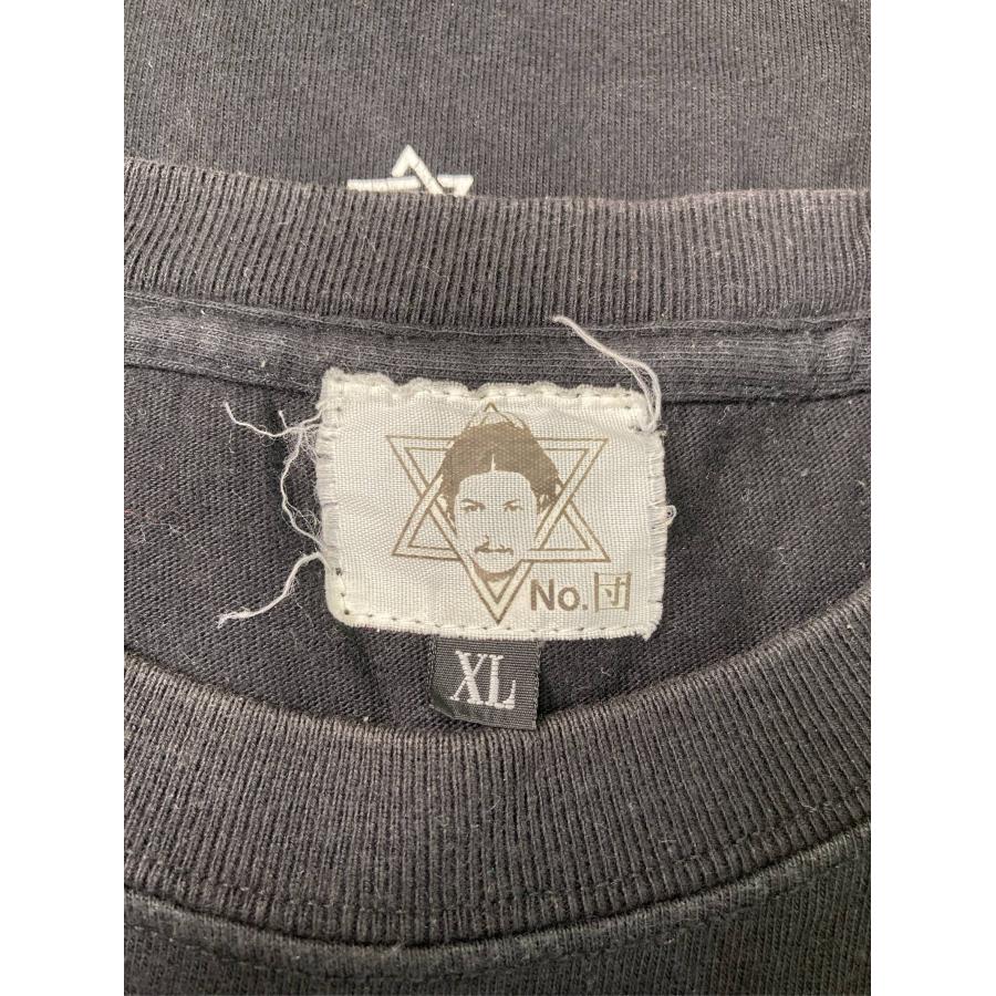 No.団 Tシャツ/カットソー XL ブラック バックプリント 前面プリント ミドル丈 半袖 クルーネック(丸首) メンズ |  | 02