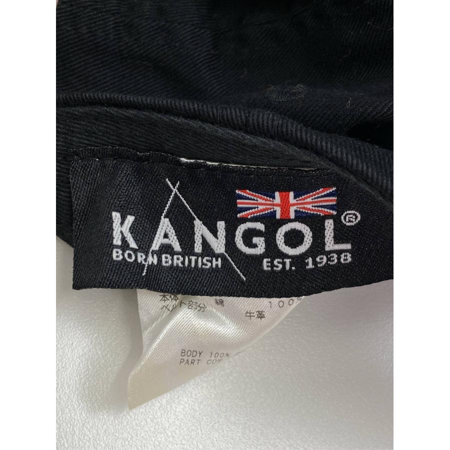 KANGOL カンゴール キャップ ブラック コットン レザー・本革 ベースボール メンズ | KANGOL | 04