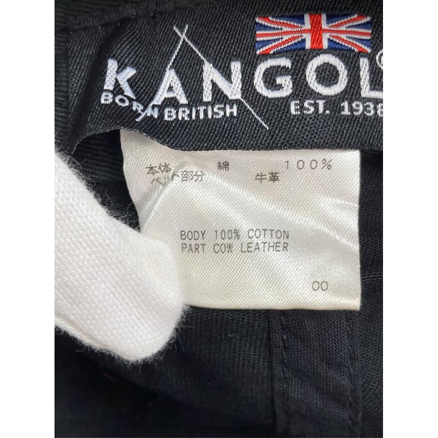 KANGOL カンゴール キャップ ブラック コットン レザー・本革 ベースボール メンズ | KANGOL | 05