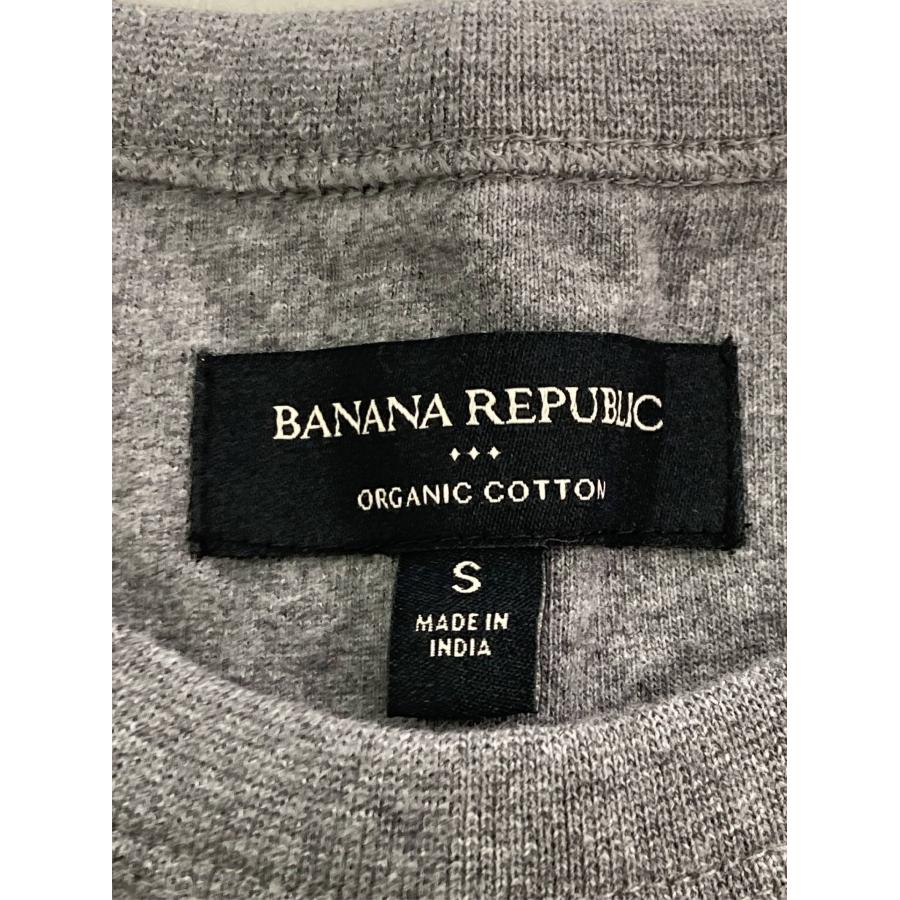 BANANA REPUBLIC バナナリパブリック Tシャツ/カットソー S グレー 無地 ミドル丈 半袖 クルーネック(丸首) メンズ | BANANA REPUBLIC | 02