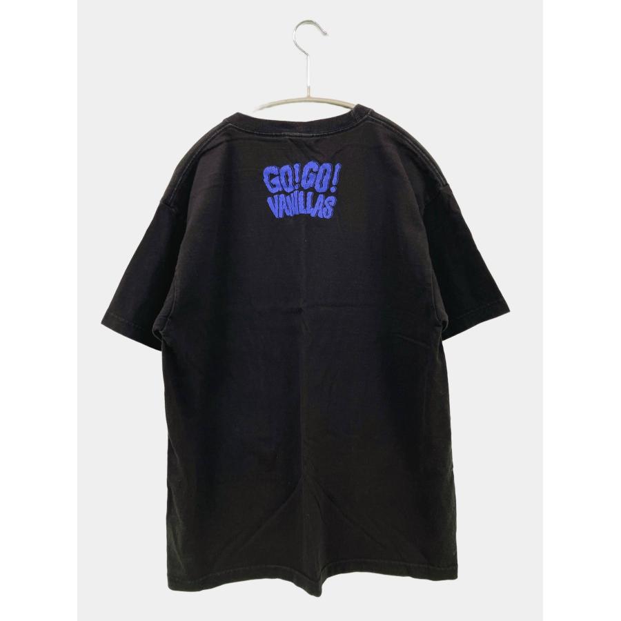 go!go!vanillas Tシャツ/カットソー X-LARGE ブラック 前面プリント バックプリント ブランドロゴ ミドル丈 メンズ レディース |  | 01