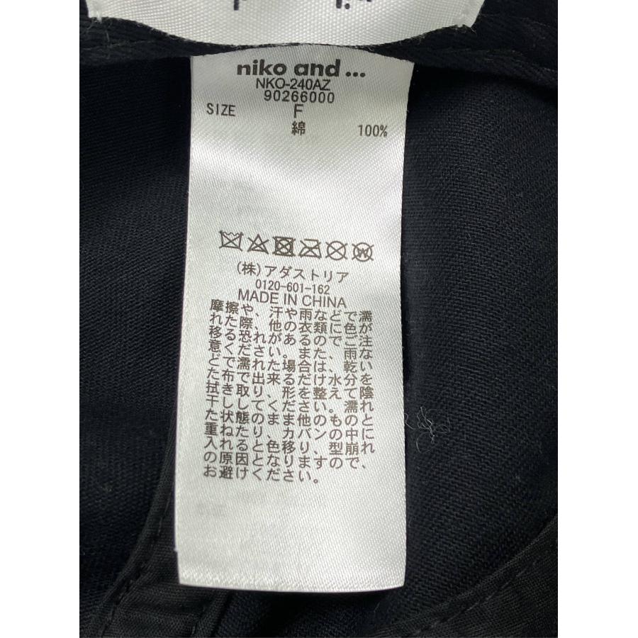 niko and ... ニコアンド キャップ F ブラック コットン ベースボール メンズ レディース |  | 05