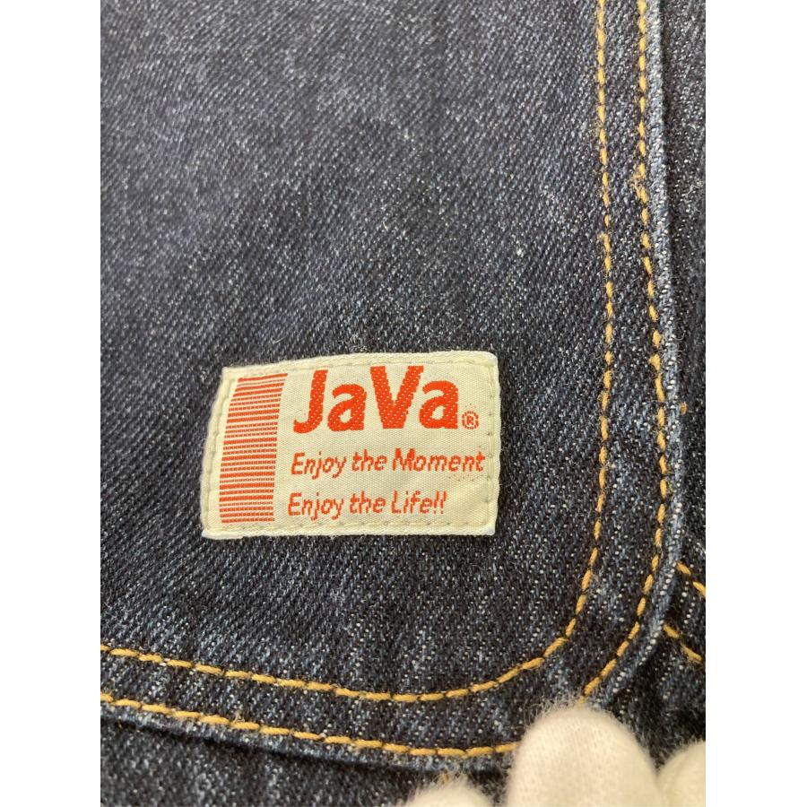 JaVa ジャバ デニムパンツ M ネイビー フルレングス 無地 ワンポイント スタンダード ストレート レギュラー レディース |  | 02