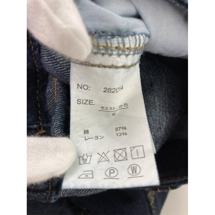 JaVa ジャバ デニムパンツ M ネイビー フルレングス 無地 ワンポイント スタンダード ストレート レギュラー レディース |  | 03