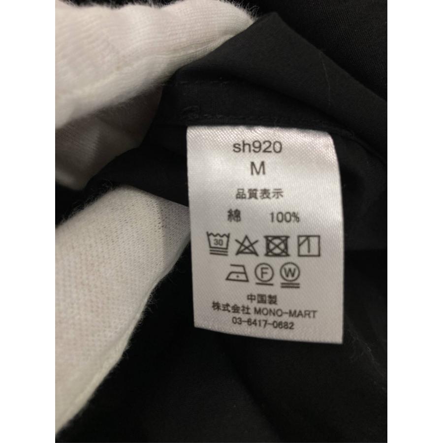 MONO-MART モノマート シャツ/ブラウス M ブラック コットン 無地 ミドル丈 長袖 レギュラーカラー レディース | MONO-MART | 04